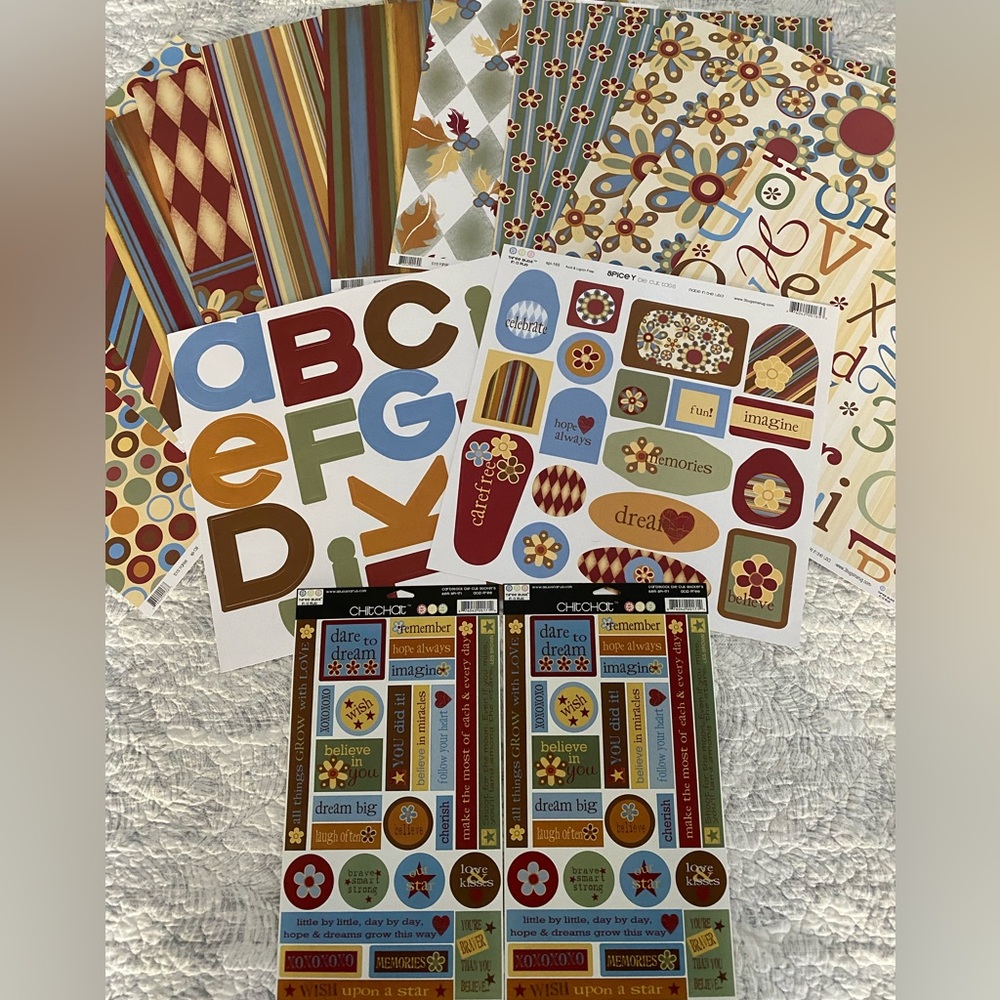 🌙 THREE BUGS IN A RUG “DARE TO DREAM” STICKERS & SCRAPBOOK PAPER BUNDLE!